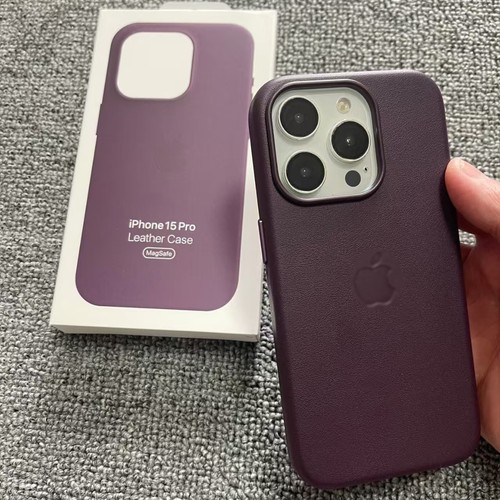Leather phone case magnetic - leather,